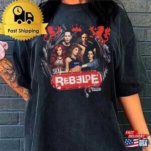 Rbd Soy Rebelde Tour  Shirt Band Tee Concert  T-Shirt   Unisex